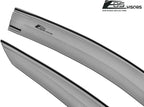 Replacement for 2009-2014 Acura TL | EOS Visors JDM Mugen Tape-On Style Smoke Tinted Side Vents Window Rain Guard Deflectors