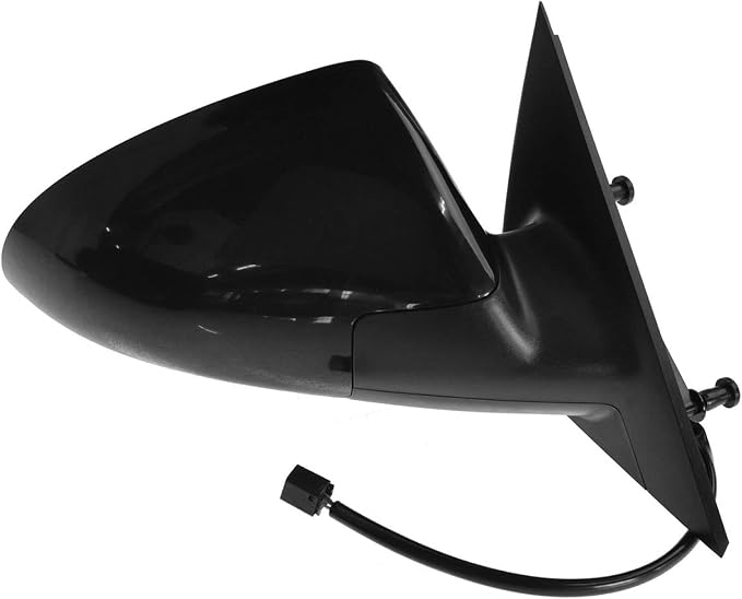 Passenger Side Mirror Assembly Electric Adjustment Non-Heated No Memory Black Compatible with 2005-2010 Pontiac G6 GM1321361