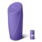 Car Trash Can Bin with Lid - Car Garbage Can Cup Holder - Purple Mini Leakproof Vehicle Garbage Bin with 20pcs Trash Bags-Automotive Organizers and Storage for Front Back Seat Accessories