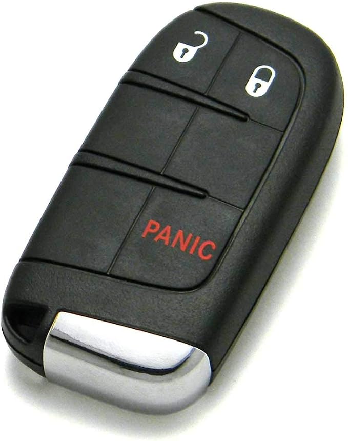 OEM Electronic 3-Button Smart Key Fob Remote Compatible with 2016-2022 Jeep Renegade (FCC ID: M3N-40821302, P/N: 68250335, 735657526)