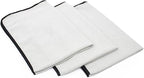 The Big One - Waffle-Weave Microfiber Drying Towel; Super Absorbent for Car Washes, Detailing, and More; Buttersoft Suede Edges; Scratch-Free, 450GSM, 25in x 40in, Grey