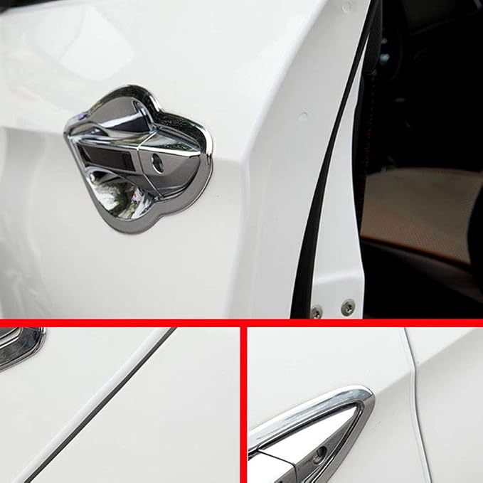 U Shape Car Door Moulding Protector Strip Edge Guard Trim Seal | 16ft 5M U Shape Auto Rubber Protect Stripping Anti-Scratch Anti-Collision Guards White