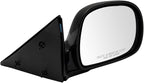 Passenger Side View Mirror Manual Folding Electric Adjustment Non-Heated No Memory Black Compatible with 1995-1998 Chevrolet Blazer 1994-1997 S10 GMC S-15 Sonoma 1995-1997 Jimmy 1996-1997 Bravada