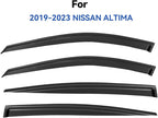 Window Visors Rain Guards for 2019-2026 Nissan Altima, Out-Channel Window Vent Wind Deflectors Visors Shades for 19-26 Altima