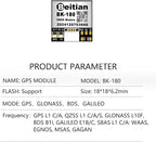 9th Generation Beidou GPS Module Antenna GNSS Racing Drone Flight Controller FPV Unmanned Aerial Vehicle Fixed-Wing BK Series (BK-180)