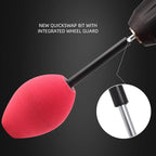 Wheel Rims Polisher, Polishing Ball, Polishing Cone, Metal Wheel Polishing Tool, Ball Buster Wheel and Rim Polisher System Attaches to Standard Household Drill