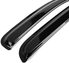 Rainproof Side Window Wind Deflectors for 1997-2005 Buick Century;1997-2004 Regal Sedan;1998-2004 Oldsmobile Intrigue, Tape-on Sun Rain Guard Sets,Window Visors for Cars,Vent Deflector 94007