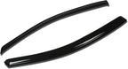 2Pcs Tape-On Window Visor Compatible with 2007 2008 2009 2010 2011 Yaris 2-Door 2007-2011, Deflector Rain Guard, Acrylic Black