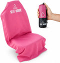 Car Seat Towel | Premium Microfiber Towel Seat Covers for Cars | Universal Fit & Machine Washable | Portable Car Seat Towel Cover After Gym, Yoga, Beach Cover Pink