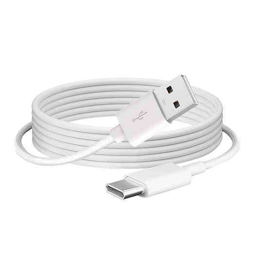 6.6Ft C Cable USB A to C Cable Compatible iPhone 16e 16 15 Charger Charging Cord for iPhone 16, 16 Plus, 16 Pro Max/15, 15 Plus Phones, 16 Pro Max, Pro 12.9/11, 10th, Air 5/4th, Mini 6th