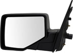 Driver and Passenger Side Mirror Set Power Textured Black with Puddle Light Compatible with 2006-2010 Ford Explorer FO1320271 FO1321271