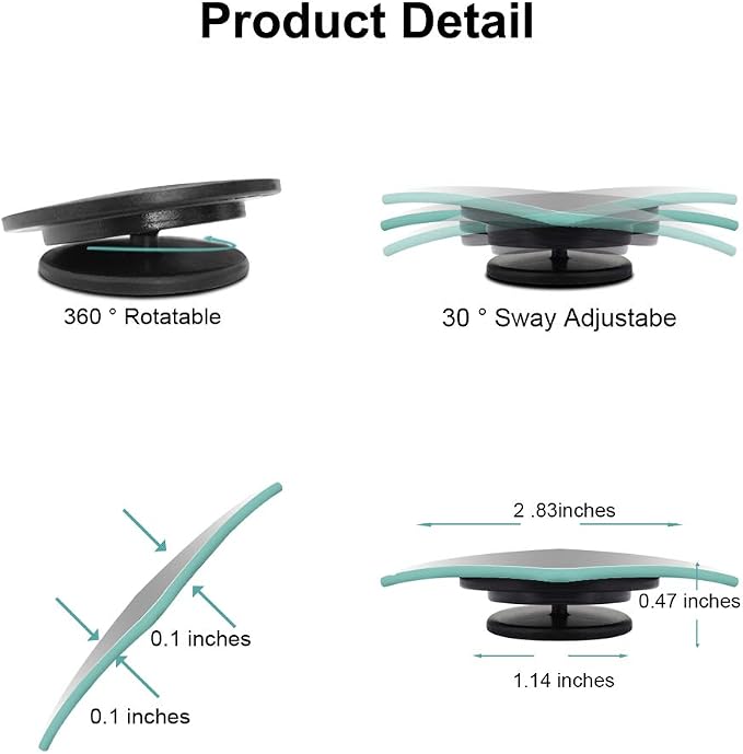 Blind Spot Mirror, 2 inch Rearview Convex Side Mirrors for Cars SUV Truck Van Stick on 3M Adhesive, Rear View HD Glass Frameless Sway Rotate adjustable Wide Angle 2PCS (Rhombus)