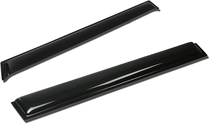 Rain Guards Tape-On Compatible with 2007-2014 FJ Cruiser 2pcs Window Visor Deflector