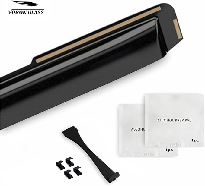 Voron Glass in-Channel Extra Durable Rain Guards for Lexus TX 2024-2026, Window Deflectors, Vent Window Visors, 4 Pieces - 200702