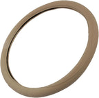 Ergonomic Grip Steering Wheel Cover - Leather Performance Grip for Standard Size Wheels 14.5-15 inch Beige