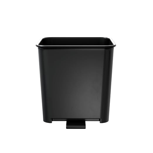 Car Trash Can Leakproof Mini Auto Organizers Storage Bin Container for Cars & Trucks with Floor Mat Clip Medium 2 Liters Capacity Black