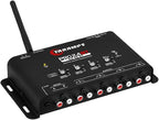 Pro 2.4 BT Bluetooth DSP Crossover Full, Digital Signal Processor, Car Audio Equalizer with App, Gain up to 9V, 15 Band Graphic Equalization, 12 preset EQ, 2 in and 4 Out, High Level Input