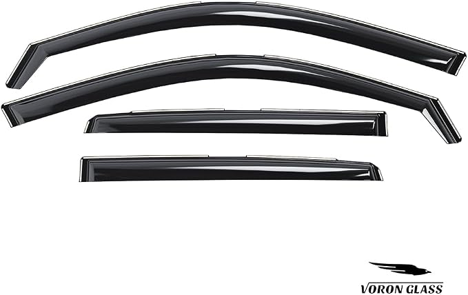 Voron Glass in-Channel Extra Durable Rain Guards for Honda HR-V 2023-2026, Window Deflectors, Vent Window Visors, 4 Pieces - 200912