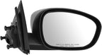 2 Piece Driver and Passenger Side Mirror Assembly Set Electric Adjustment Non-Heated No Memory Textured Compatible with 2006-2010 Dodge Charger CH1320294 CH1321294