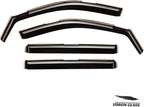 Voron Glass in-Channel Extra Durable Rain Guards for Trucks Chevrolet (Chevy) Silverado/GMC Sierra 1500 2019-2026 Crew Cab, Window Deflectors, Vent Window Visors, 4 Pieces - 200420