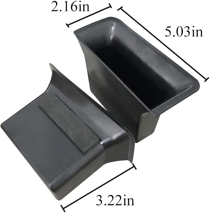 Front/Rear Row Door Side Storage Box Compatible with Ford Escape 2020 2021 2022 2023 2024 2025 Armrest Phone Container Door Organizer Handle Pocket ABS Tray Insert Glove Pallet