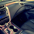 TIKUN TECH Pink Car Interior Decorative Molding Door Panel Dashboard Gap Trim Strip (50Ft)