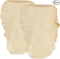 Chamois Cloth for Car 2 Pack Shammy Towel 24'' x 16'' (2.58 sq ft Each) Super Absorbent Car Drying Towel Real Leather Lint Free Streak Free for Car Wash Auto Detailing