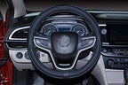 Small Size Steering Wheel Cover Anti-Slip,Safety,Soft,Breathable,Durable,Full Surround,Comfortable Grip Microfiber Leather (14-14.25 inch,Black)