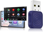 Mini Ultra Wireless CarPlay & Android Auto Adapter - Plug & Play Dongle for iPhone & Android, Convert Wired to Wireless, USB-A/USB-C Fast Connection, Compatible with OEM Wired Cars