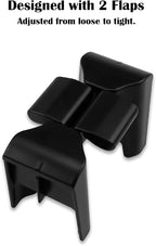 Cup Holder Insert Fit for Toyota Highlander 2002-2007 Adjustable Center Console Cup Holder Divider Replace 55604-48020 Black