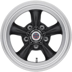 Vintage VN105 TORQ THRUST D 15X4.5 5X4.5 2.16-15mm SATIN BLACK MACHINED LIP - VN1055465B