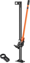 Farm Jack 48 inch Utility High Lift, 7000 lbs Capacity Ratcheting Off Road Jeep Jack, Heavy for Tractor, Truck, SUV, Bumper Lift, Orange