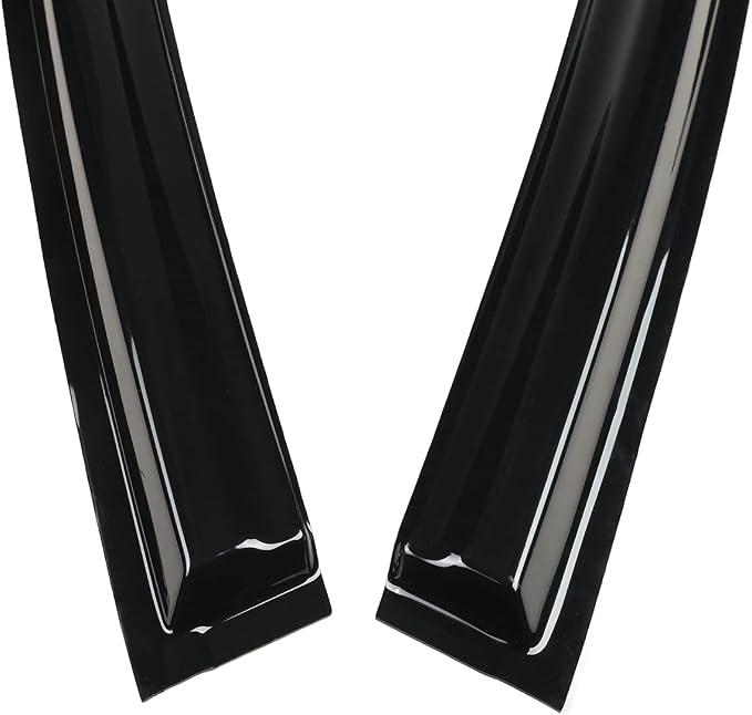 94714 Tape-On Smoke Tinted Side Window Visor Deflectors Vent Rain Guards Compatible with Fusion 2013-2020 S SE SEL Titanium Hybrid