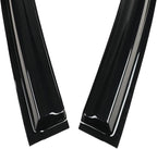 94714 Tape-On Smoke Tinted Side Window Visor Deflectors Vent Rain Guards Compatible with Fusion 2013-2020 S SE SEL Titanium Hybrid