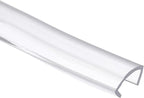 Clear Edge Trim, 9.8Ft Silicone U Channel Edge Protector, Edges Guards Fits 21/32"-23/32" for Car Doors Sheet Metal Parts (7/8" W x 5/16" H)