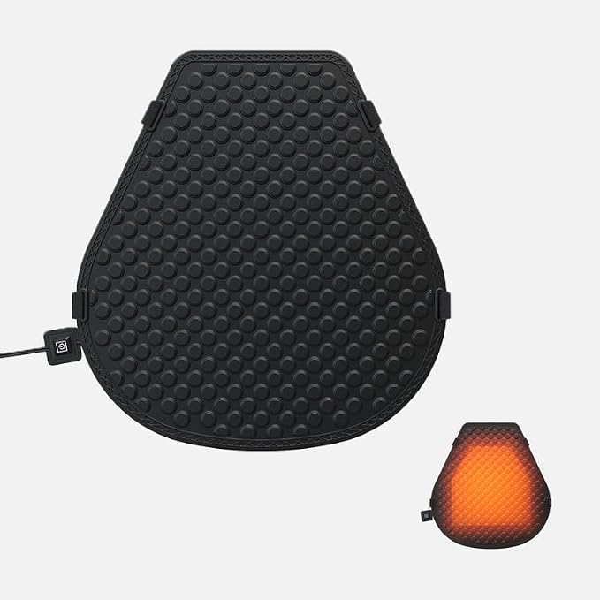 Motorcycle Heated Seat Cushion for Honda Goldwing 1800 GL1800 Gold Wing GL 1800, Electric Silicone Seat Pad, 3-Speed Adjustable Temperature, Fast-Warming Water-Resistant Slip-Resistant