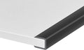 Rubber Edge Trim, Self-Adhesive U Channel Edge Trim, U Shaped Edge Protector for Plywood, Wood Boards, EPDM Material, Slot Width 3/8"(10mm), Length 10 Ft, Black