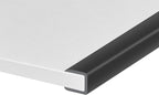 Rubber Edge Trim, Self-Adhesive U Channel Edge Trim, U Shaped Edge Protector for Plywood, Wood Boards, EPDM Material, Slot Width 3/8"(10mm), Length 10 Ft, Black