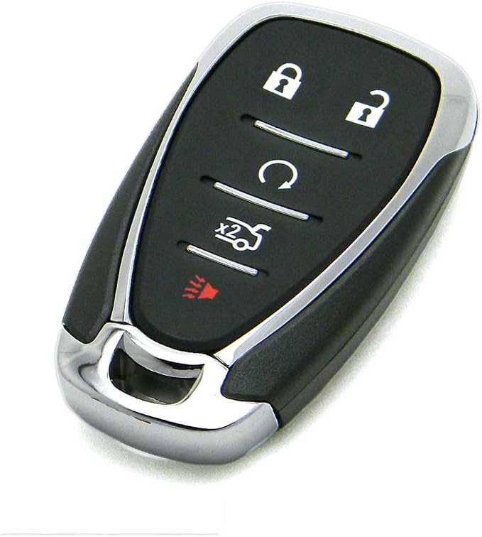OEM Electronic 5-Button Smart Key Fob Remote Compatible with 2021-2024 Chevrolet Camaro & Malibu (FCC ID: HYQ4ES, P/N: 13522891, 13522884)