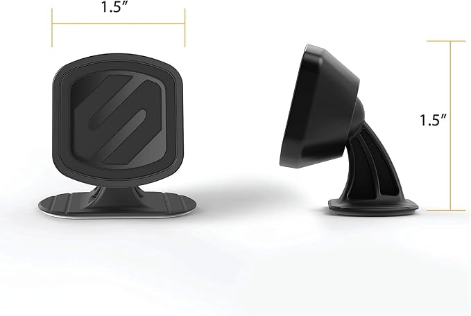 MMD-2PKXCES0 MagicMount Select Magnetic Car Phone Holder - Strong Magnet Mount for iPhone and Android - 2 Pack Magnetic Cell Phone Mounts for Car Dash - Universal 360° Mobile Cellphone Holder