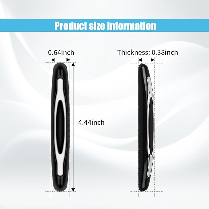 4PCS Car Door Edge Guards, Auto Side Door Protector Car Door Self Adhesive Anti-Collision Trim Strip, Universal Car Body Anti-Scratch Bumper Guard for Car SUV Truck (Black)