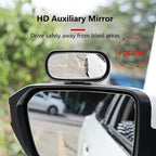 Stick on Blind Spot Car Rearview Mirror, Adjustable Convex Wide Angle Blindspot Car Mirror for SUV Trucks