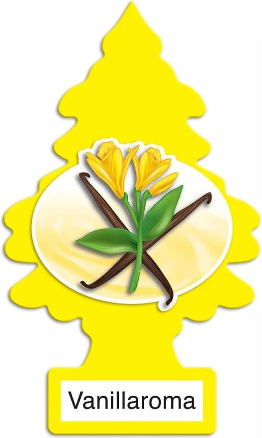 Car Air Freshener | Hanging Paper Tree for Home or Car | Vanillaroma | 3 Pack