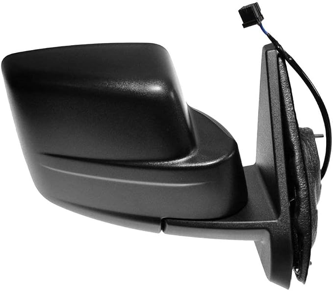 Passenger Side Mirror Assembly Electric Adjustment Non-Heated No Memory Textured Compatible with 2007-2009 Jeep Patriot CH1320282