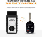 Simple Key, Key Fob and Key Programmer 3 Button Keypads, Key Replacement Remote Kit, Simple Key Programmer for Select Ford, Lincoln, Mercury, and Mazda Vehicles