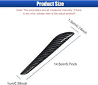 Craedli 2PCS Car Door Edge Guards, Anti-Scratch Car Door Protector, Universal Self-Adhesive Auto Side Door Anti-Collision Trim Strips, Exterior Rearview Bumper Protective Sticker for Cars(CarbonFiber)