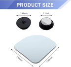 2 PCS Car Blind Spot Mirrors, HD Frameless Glass Blind Spot Side Mirrors, Fan Shaped Rotatable Wide Angle Rearview Looking Glass, Universal Vehicle Reflective Assist Accessories (Sliver)