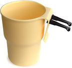 Car Cup Holder Hook, Wear-Resistant Auto Drink Holder 3.54'' Caliber Window Door Cup Holder with Ventilation Clip for Coffee Water Bottles Key Coin