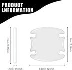 14 PCS Car Door Handle Scratch Protector, Transparent Car Door Cup Rear View Mirror Protector, Waterproof Bumper Trim Guard Sticker, Universal Auto Exterior Accessories Protection Film