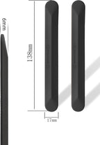 muekzu Silicone Car Door Edge Guard Trim Molding Crash Scratch Protector Scratch Guard for Car,Sedans,Truck,SUV 4PCS (Black)